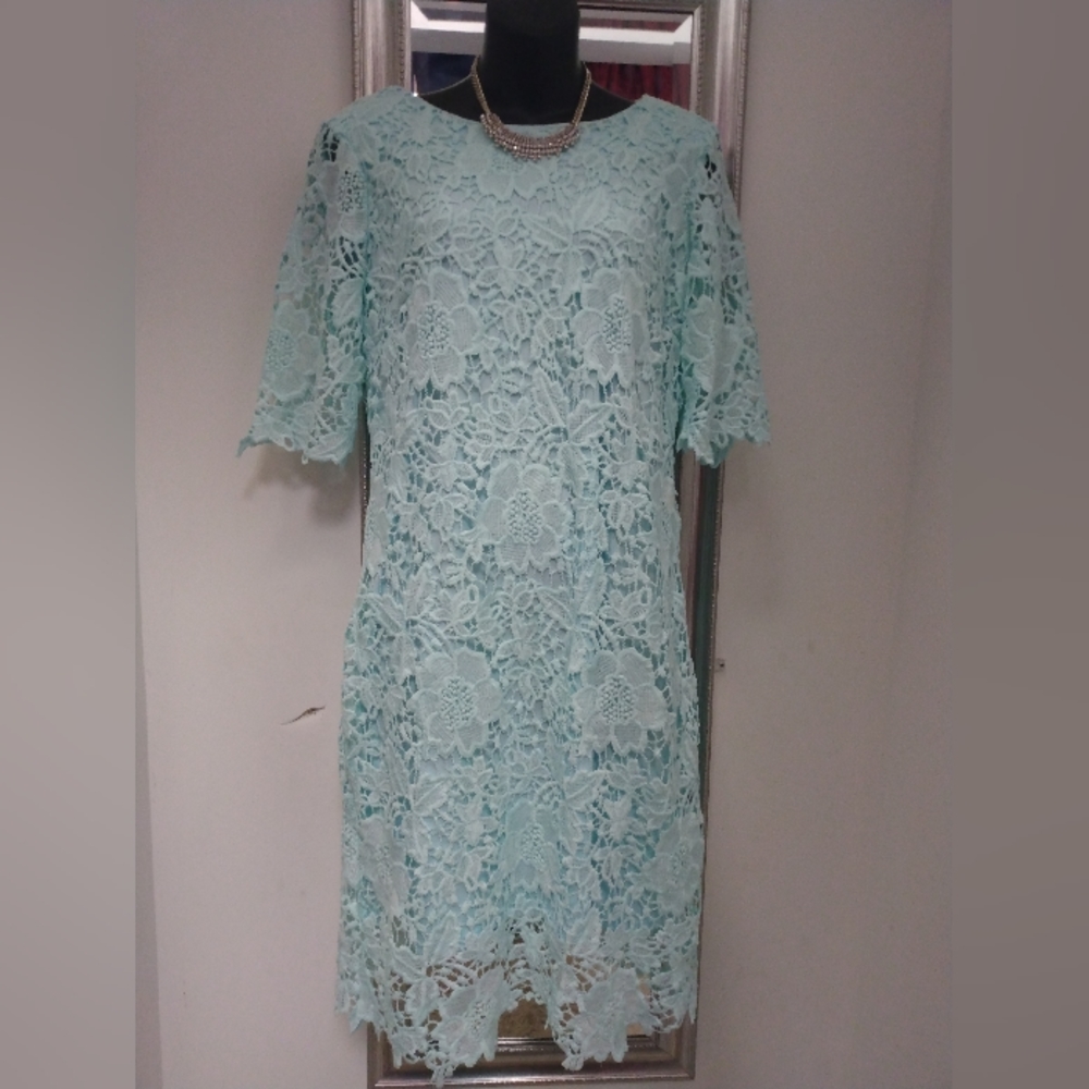 Pre-owned women Sandra Darren Evergreen dress size 10